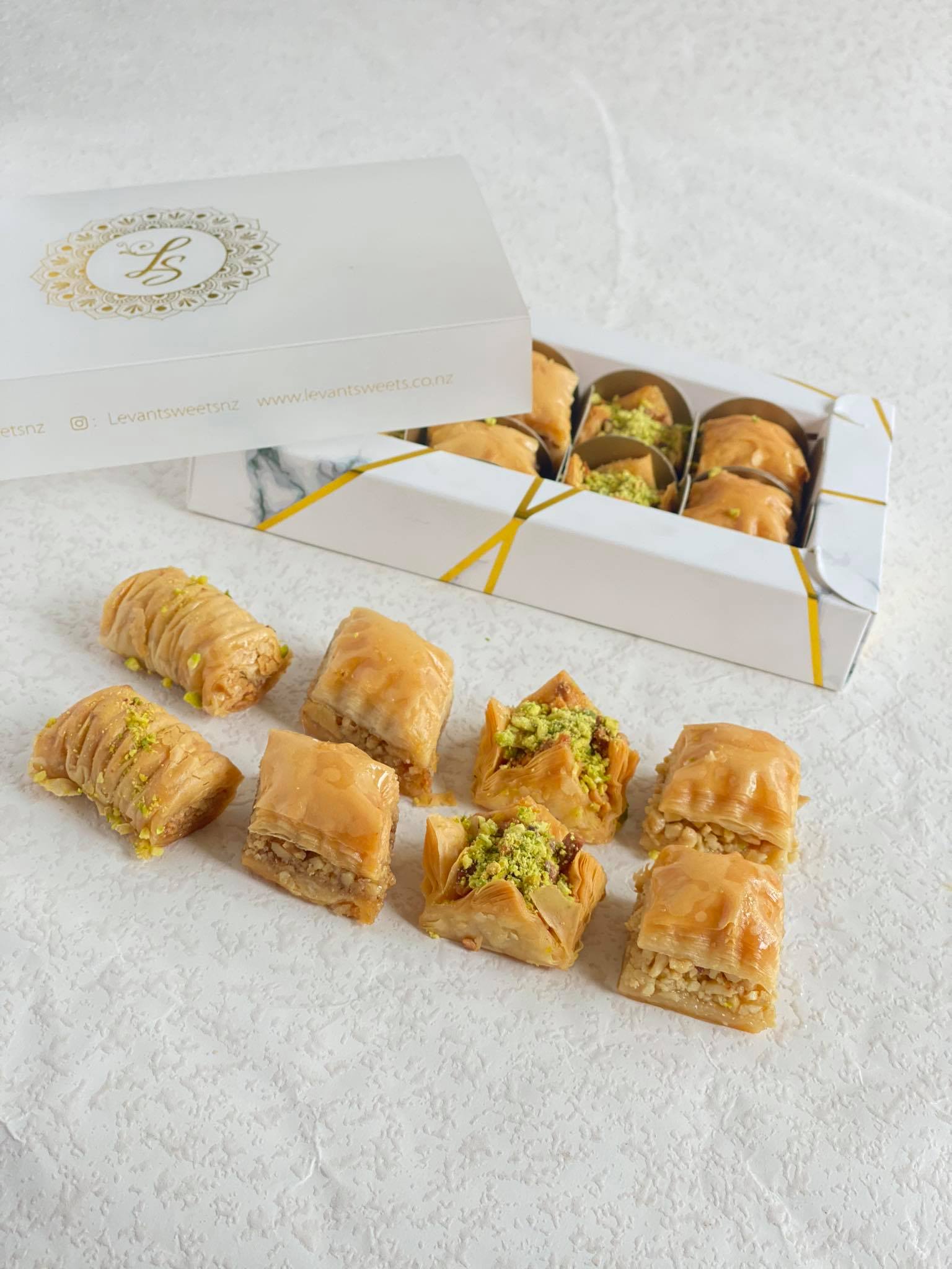 Small Baklava boxes – Levant Sweets